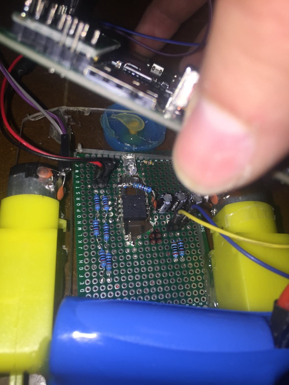 My optical sensor proto-board